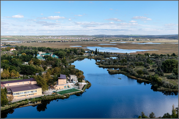 Анапа сверху. / Анапа. Вид на речку Анапку.