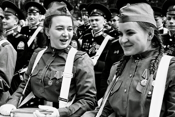 Перед парадом. / *Томская область.**