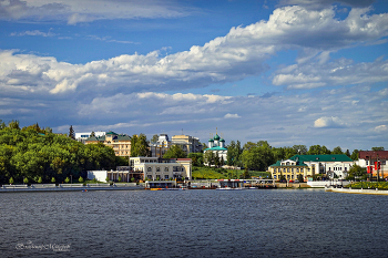 "Облака. Набережная залива"© / край, где живу