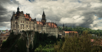 Вид на замок / Hohenzollernschloss Sigmaringen