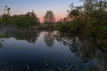 Рассвет на озере Рожок. / ***