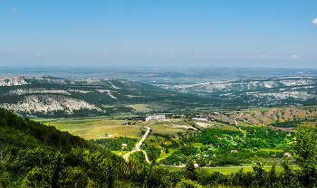 Панорама долины / Крым. Бахчисарайский район