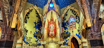 &nbsp; / Vistabella (La Secuita) - interior Església del Sagrat Cor - Tarragonès