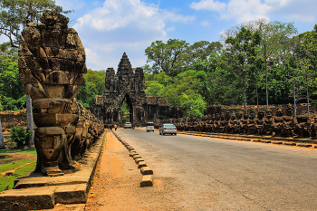 Ворота в Ангкор-Ват / Камбоджа, Сиам-Рип