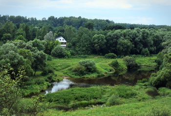 Утро на речке / Река, утро