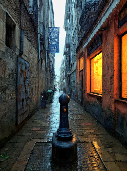 &nbsp; / Reus - carrer de Montserrat (plovent) - Baix Camp