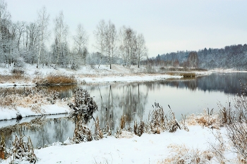 Ноябрь. Первый снег ... / ***