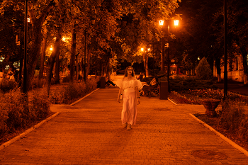 по аллее Пятигорска / ***