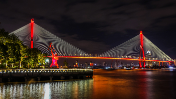 Yangpu Bridge / Мост Янпу через реку Хуанпу. Шанхай