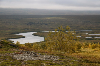 &nbsp; / Полярный Урал, территория Собь. Осеннее утро.