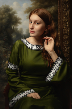 интерпретация / фотография сделана в фотостудии
, Обработка Дины Агеевой ,фотомодель Ольга
При обработке фотографии было принято решение поменять фон