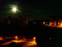 Ночь / вид из окна