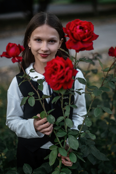 Розы для Полины / модель Полина Стрежнева