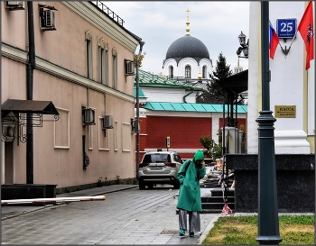 ...... &quot;Зеленые&quot;..... / уличный сюжет