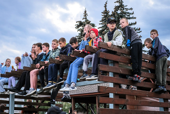 На городском мероприятии... / ***