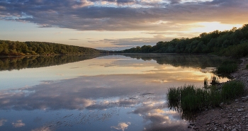 Майский вечер на Оке / Подмосковье