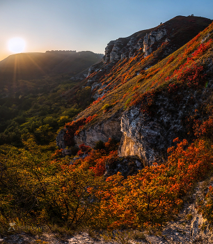 Осень на холмах / Окрестности, города Кисловодск. Хребет Боргустан.
Из фотопроекта «Открывая Ставрополье».