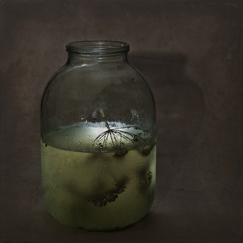 Банка / Трехлитровая банка с огуречным рассолом