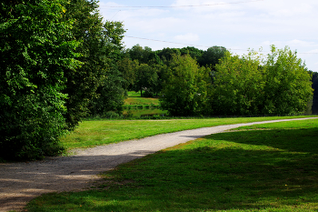 Кузьминский парк / Кузьмински парк в Москве. Август 2023.