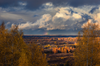 В последних лучах / Октябрь. д. Быковка. Вязники.