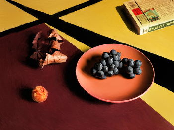 изабелла / натюрморт виноград