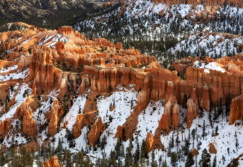 Худу на снегу / Sunrise Point, Bryce Canyon National Park