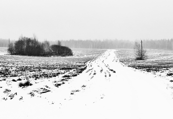 &quot;По дороге зимней, скучной ...&quot; / &quot;Ни огня, ни черной хаты,
 Глушь и снег... Навстречу мне
 Только версты полосаты
 Попадаются одне...&quot;
 А.Пушкин