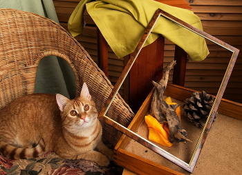 А в следующую минуту... / В следующую минуту будущий натюрморт ....