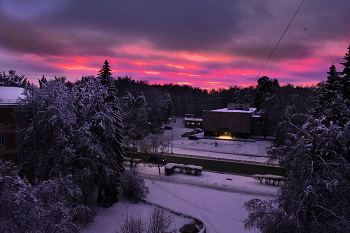 Ноябрьский рассвет / Ноябрь. Новосибирск.