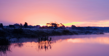 Холодный осенний рассвет. / ***