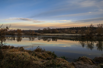 Утром в ноябре. / Озеро Сосновое.