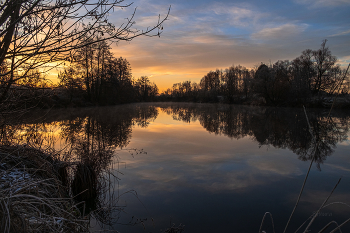 Ноябрь. / Озеро Рожок.
