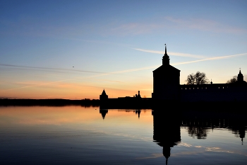 Рисование заката / На берегу Сиверского озера