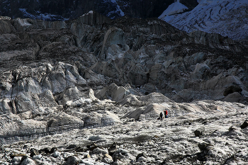 Ледопад / Кавказ, Безенги. Ледник Кундюм-Мижирги