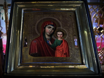 Монастырь. Повседневная жизнь. / Икона Казанской Божией Матери.