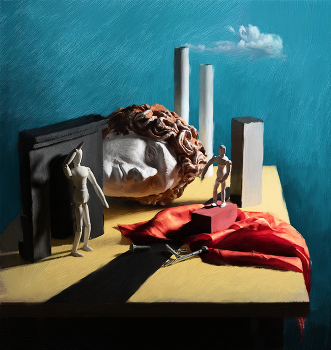 падший пионер / скульптура