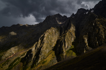 на склонах Кавказских гор / Цей, Северная Осетия