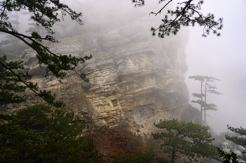 Над водопадом Учан-Су / Крым, Ай-Петри