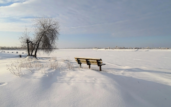 «Тишина зимнего берега» / Сибирь, Обские берега.