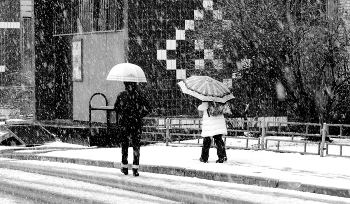 Снег идёт / Городская жизнь
