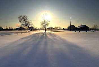 Зимние свет и тени... / Сибирская зима