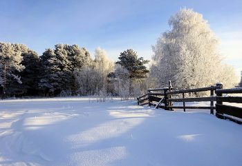 А за околицей зима... / Сибирские виды зимы