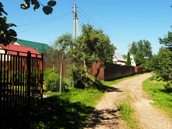 Дорога к дому / Дорога к дому в подмосковье. Июль 2024.