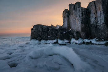 Во льдах Японского моря / Мыс Брюса. Хасанский МО. Приморский край. 26 января 2025