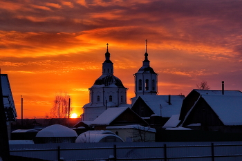 На восходе. / Томская область.