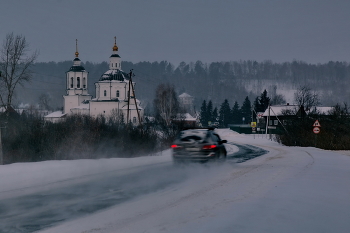 Зимняя дорога. / Томская область.