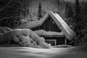 Зимние зарисовки / Кузбасс, Таштагольский район, п. Подкатунь