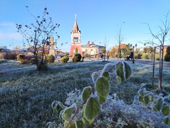 изморось утренняя / Псков..старый монастырь..утро