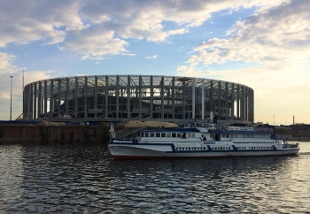 Стадион в Нижнем еще строится / ***