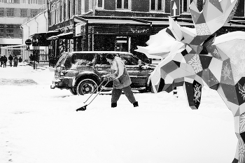 Снегопад... / ***